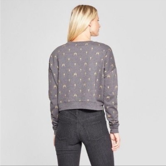 Fifth Sun Holiday Cheers Charcoal Gray Drop
Sleeve Sweatshirt Large - Picture 11 of 11